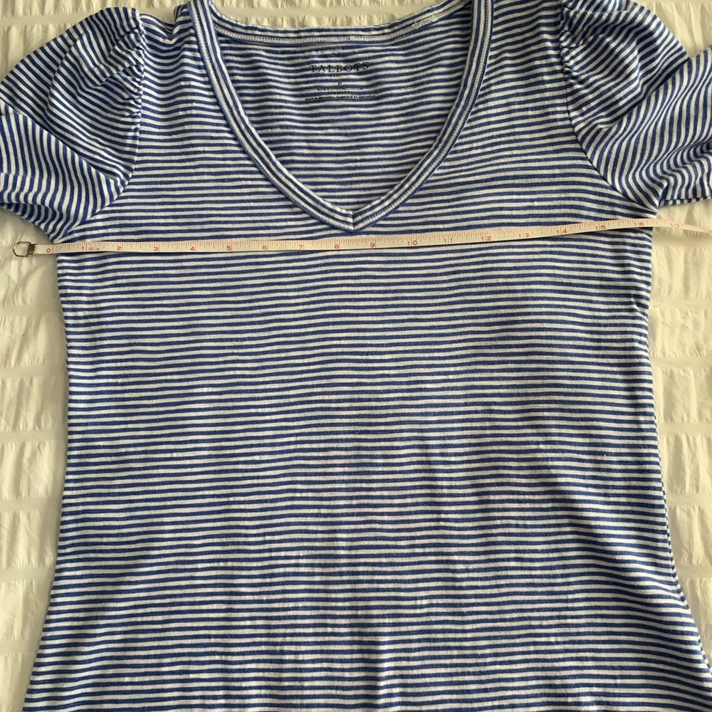 Talbots Striped Top - Picture 9 of 16
